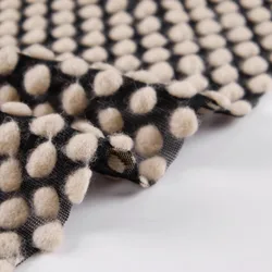 Lamb Wool Fabric for Dress Clothing Cloak Shawl Jacket Fashion Designer Diy Sewing Material Cloth Handmade Wholesale