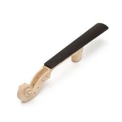 1pcs viola accessories parts fittings, hand carved maple white viola head neck 15-16