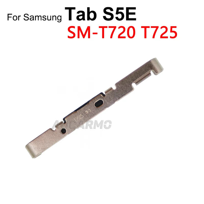Aocarmo Fingerprint Sensor Power Cable Metal Fixed Buckle For Samsung Galaxy S5E T720 T725 Volume Home Button Flex Cable