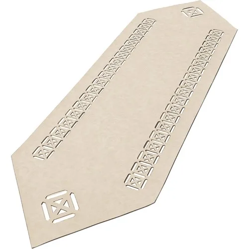 Deriver Home Diemension Triangle Runner Cream