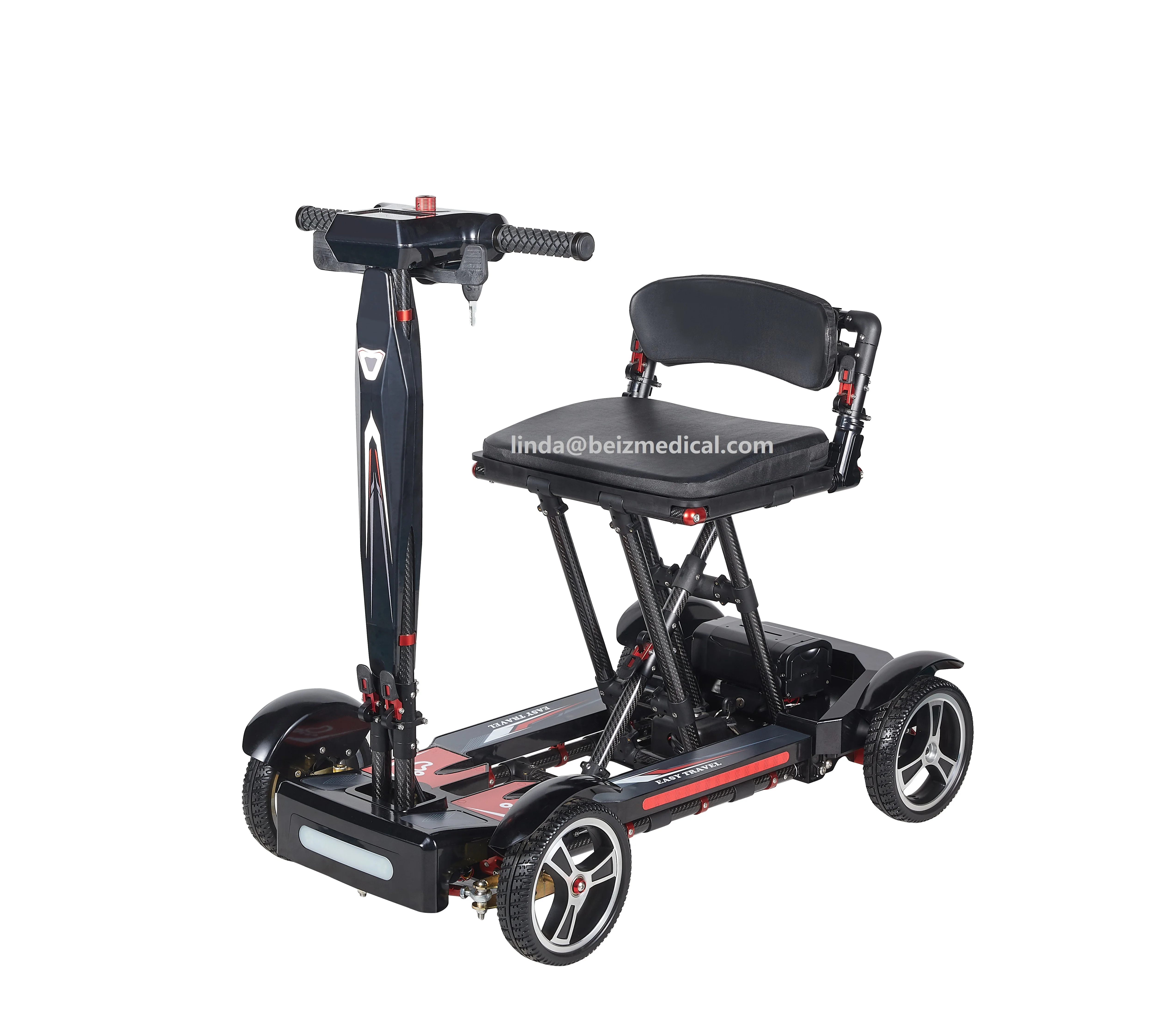 

18.5kg Lightweight Electric Scooter Carbon Fiber Folded Stored Easily Put Into Trunk Of The Car After Folding Portable- BZ-JR05