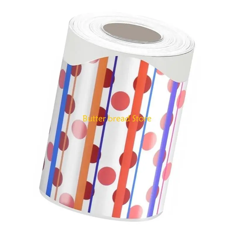 W89C 10M Bulletin Board Borders Colorful Dots Classroom Blackboards koyshesive الحدود الزخرفة لحفلة مكتب المدرسة