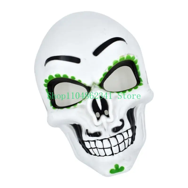

5asd Day of The Deads Mask Suger Skeleton Mask Halloween Cosplay Costume for Women Men