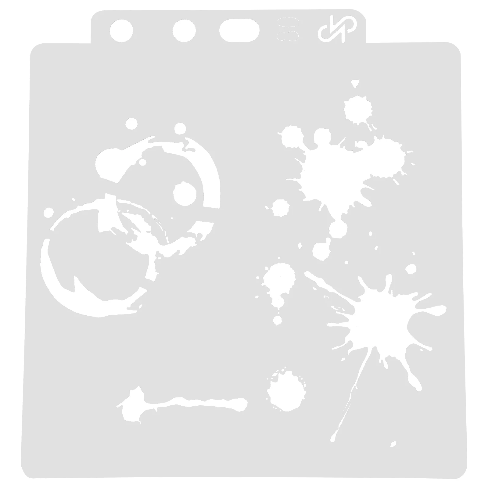 

Drawing Stencil Assorted Patterns Hollow Out Art Painting Templates for Scrapbooking Craft DIY Cake Decor Washable Sturdy