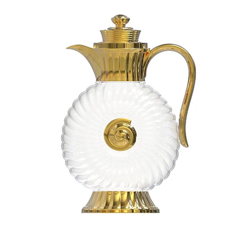 

Middle East Dubai Style Crystal Pot Arabian Windshield Pot Bottle Dubai Light Luxury Kettle Pattern Wine Pot