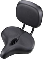 ZUKKA Bike Saddle With Adjustable Backrest Oversized Bike Seat Comfort Bicycle Seat Wide Soft Breathable Waterproof Bike Saddle