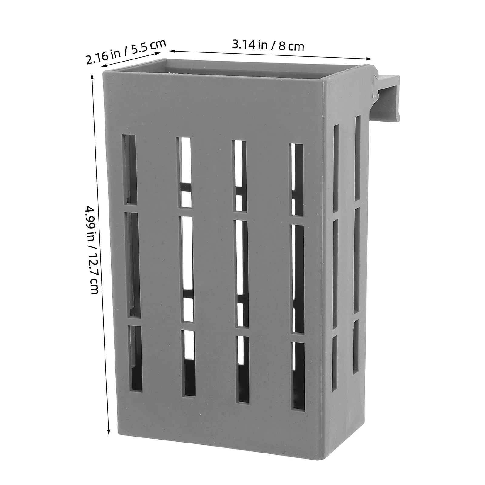 4 قطعة حوض السمك المعلق المزارعون البلاستيكية الصغيرة أواني النباتات المائية حوض للأسماك أصحاب النباتات توفير المساحة ملحقات خزان الأسماك #5