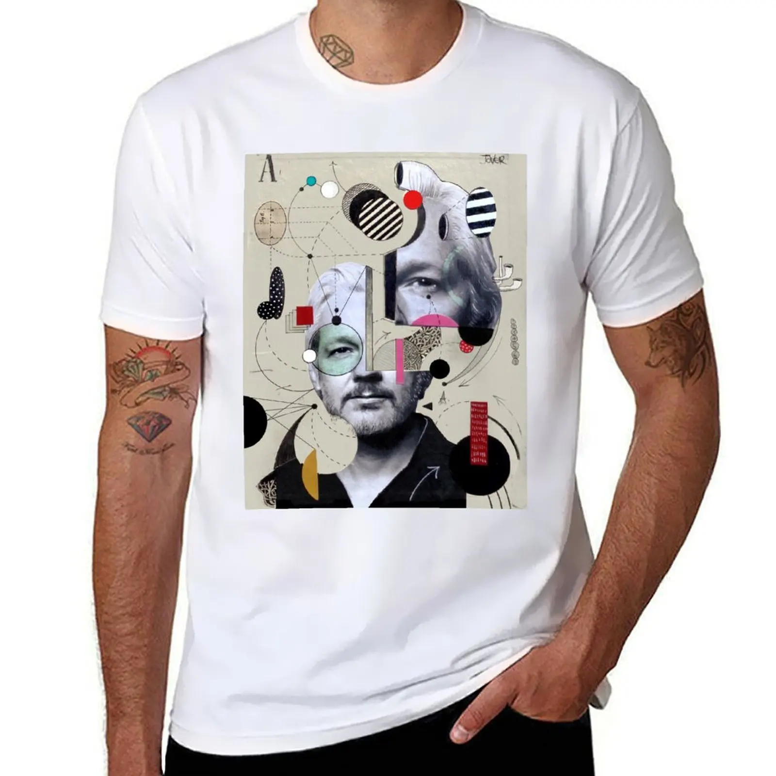 

assange for the uninitiated T-Shirt t shirt man luxury t shirts for man graphic funny T-Shirt