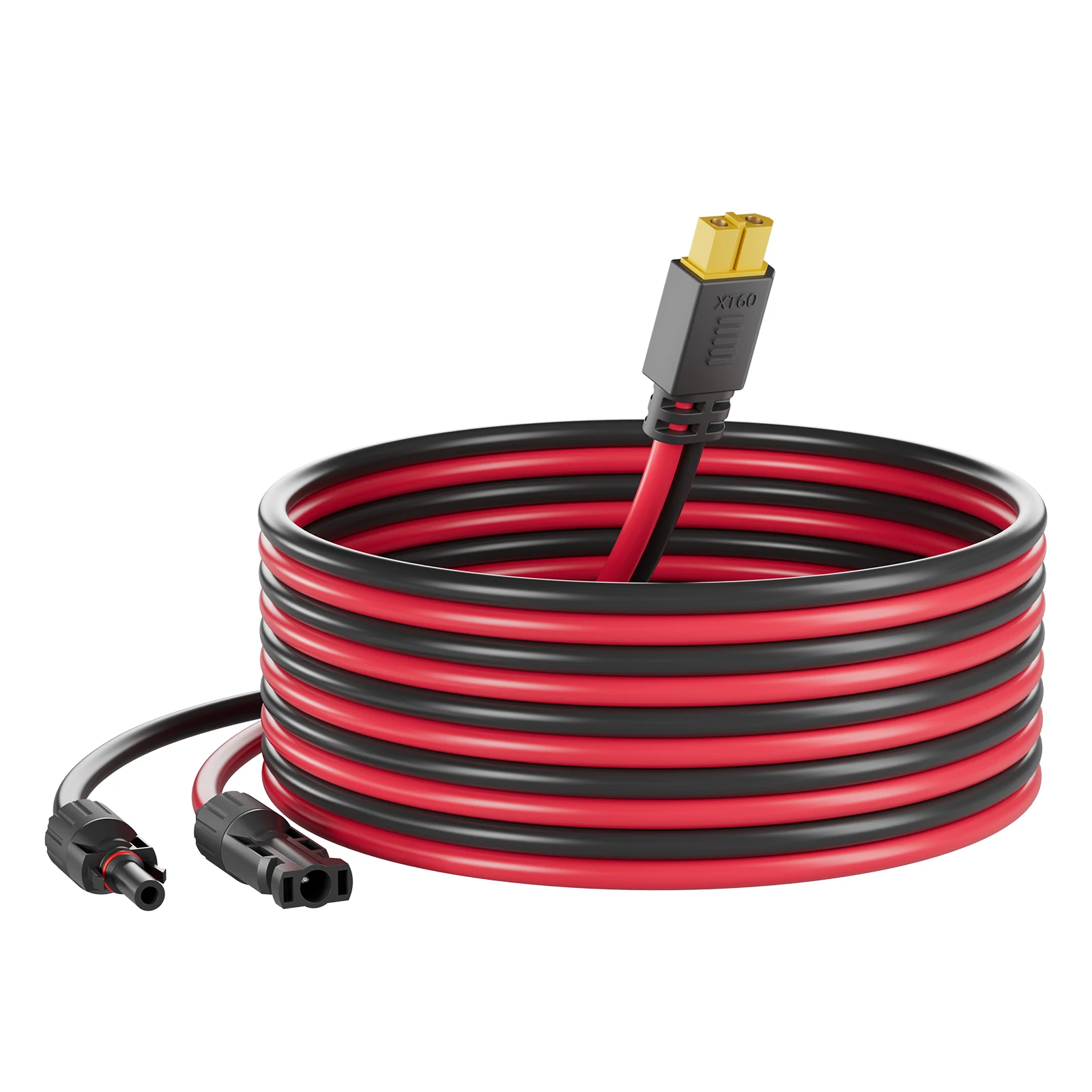 

Solar Connector to XT60 Adapter Extension Cable with Male to Female Connector for RV Solar Panel,Portable Power Station