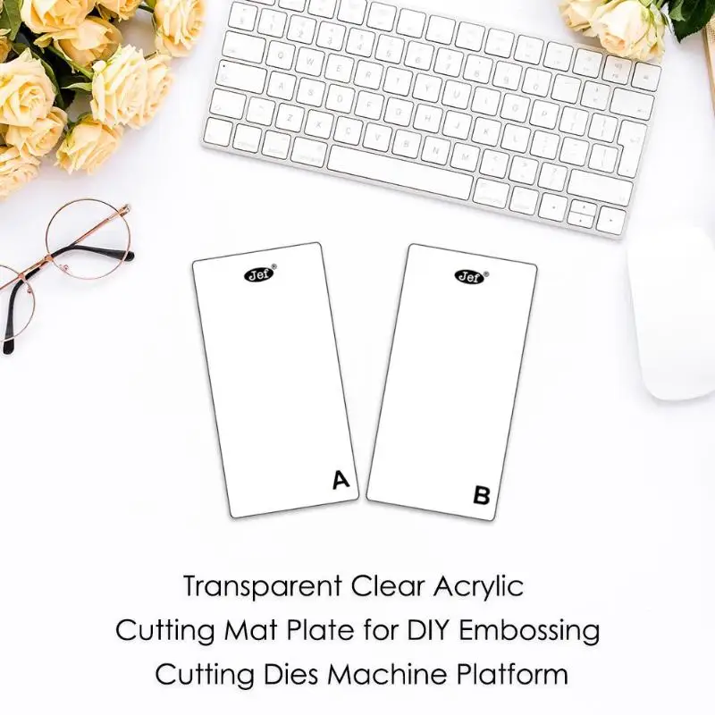 3/5mm Acrylic Transparent Cutting Mat Plate for DIY Embossing Cutting Dies Machine Platform Scrapbooking Dies Cutter Accessories