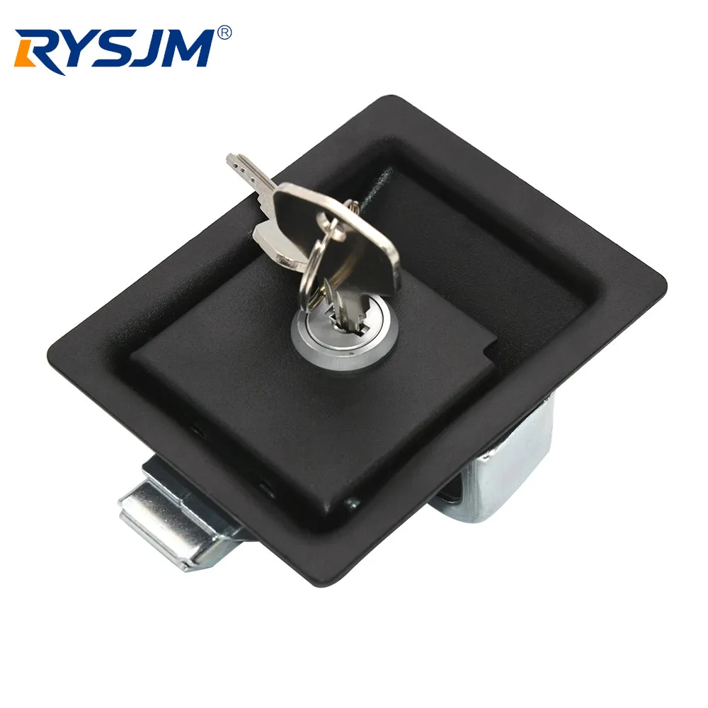 High Quality Stainless Steel Rv Car Paddle Entry Door Lock Latch Handle Knob Camper-Trailer Pull Type Panel Door Cabinet Locks