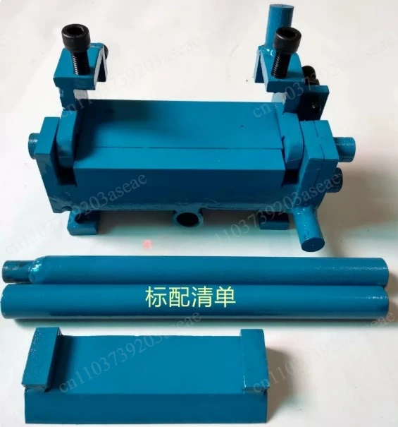 Small Manual Bending Machine DIY Simple Stainless Steel Sheet Iron Plate Circular Steel Dual Purpose Bending Machine 140 Type