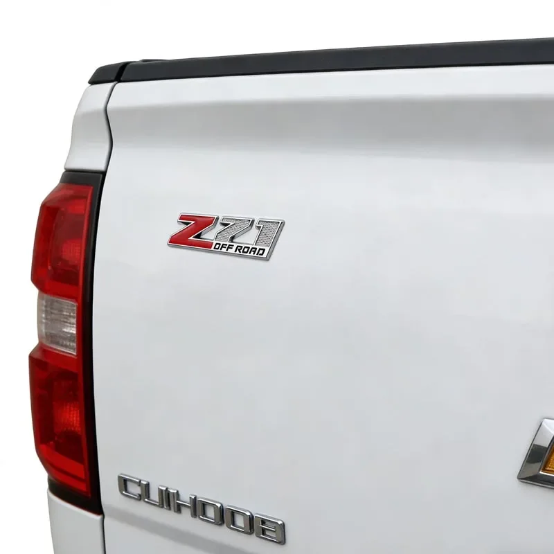 3D Metal for Z71 Sticker For Off-Road Vehicle Chevrolet Suburban, Tahoe, Traverse Modification Auto Accessories
