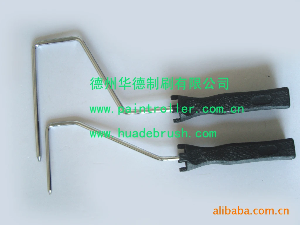 Japanse Verf Rolborstel Handvat Schroefdraad Opening 4 Inch 9 Inch Rolborstel Beugel 7Mm Dik Versterkte Roller Handvat