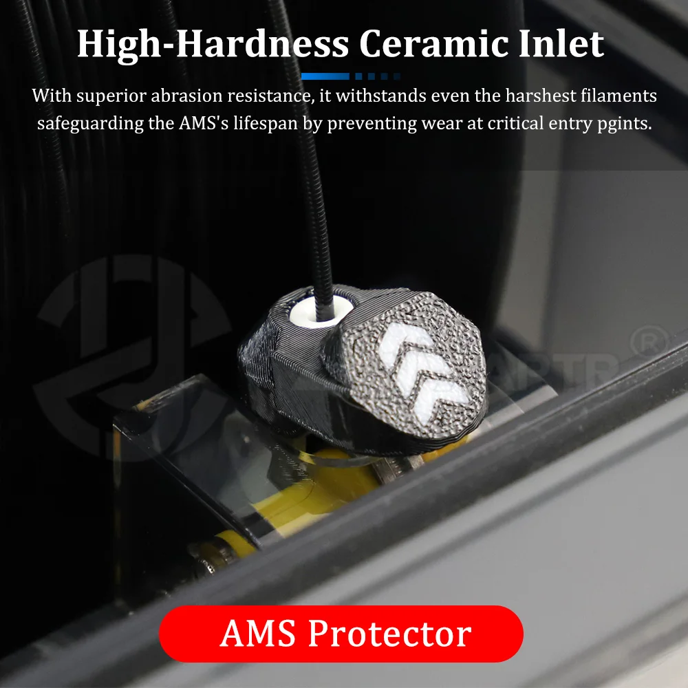 For Bambu Lab X1/P1/H2D Series Upgrades parts AMS Slack Cable AMS Guard Inlet Ceramic Ring Protector for 3D printer part