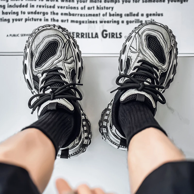 Men's Fashion Casual Sneakers Breathable Orthopaedic Shoes Travel Flat Casual Shoes For Outdoor Activities Walking