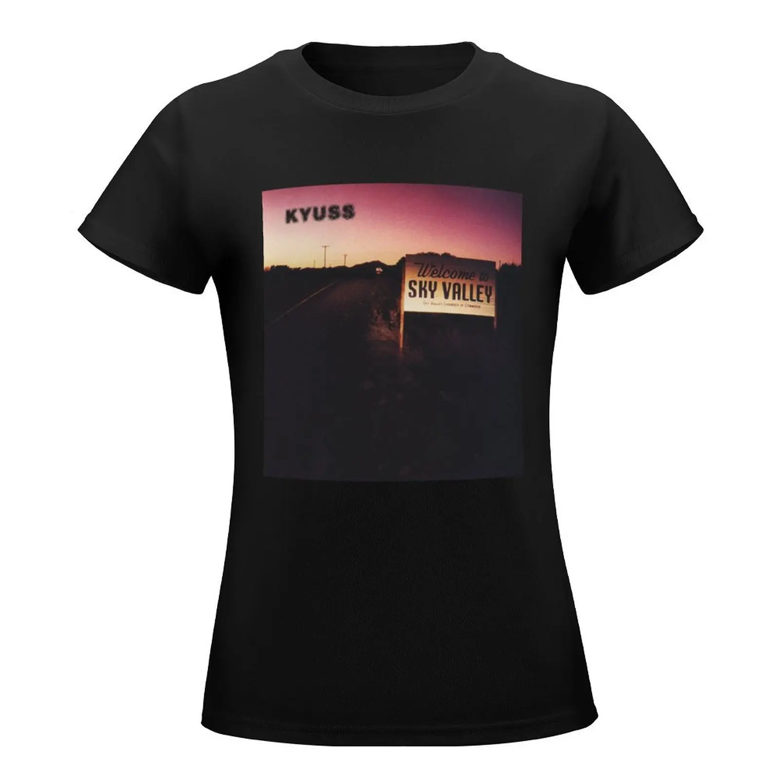 Kyuss - Welcome To Sky Valley Classic T-Shirt tees plus size tops Short sleeve tee Blouse workout t shirts for Women