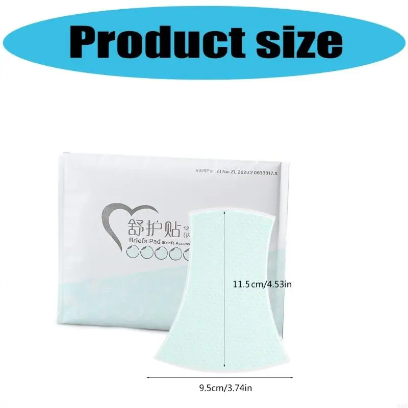 G99E 12PCS Hypoallergenics Panty Sticker Cotton Base Liner Noneridue Travel thân thiện với việc sử dụng da nhạy cảm
