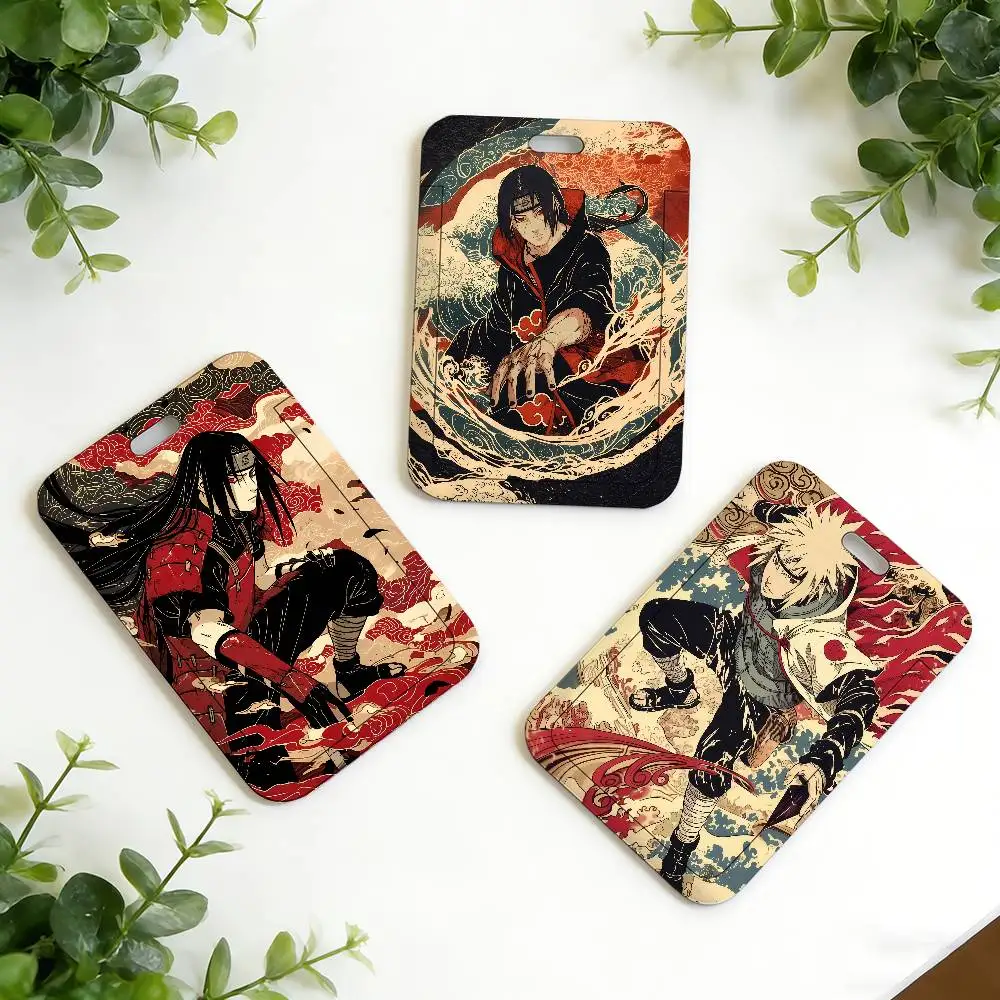 

Аниме-аксессуар N-Naruto: стильный держатель для ID-карты, шейный ремешок, подвеска, брелок для ключей, чехол для рабочего пропуска, подарок