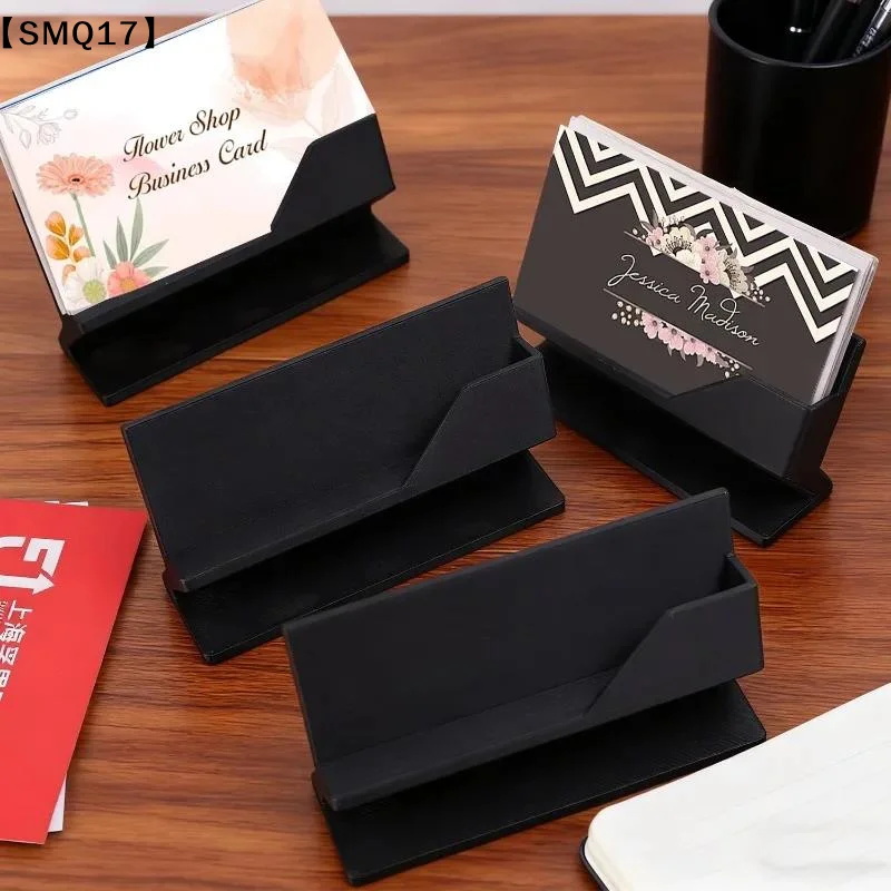 1pc Minimalist Business Card Holder, Plastic Desktop Organizer For Storing And Displaying Your - Suitable For Any Size【SMQ】