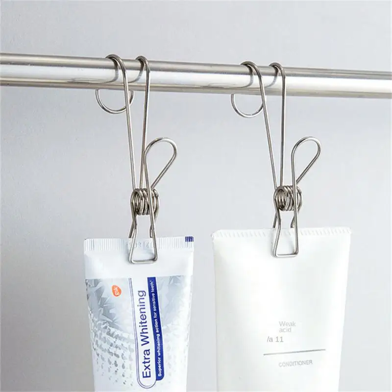 Stainless Steel Small Clip Hang The Dripping Water To The Wet Towel Anti-fracture Sponge Washcloth Rust-proof Wall Mount