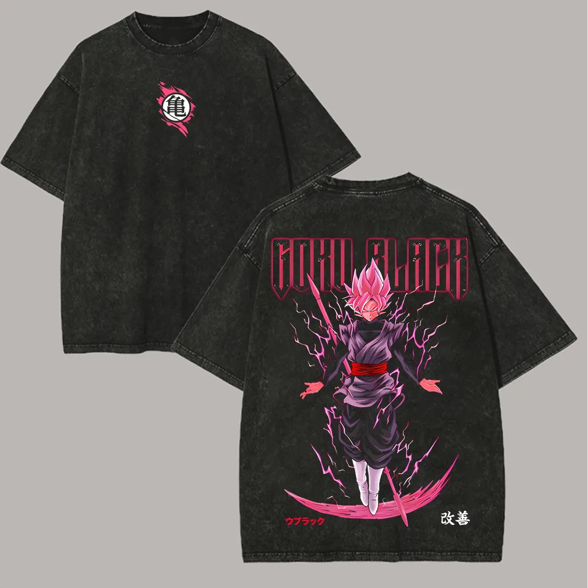 

Goku Black Rose T Shirt Dragon Ball Z Men Vintage Acid Wash Oversized Cotton Super Saiyan Anime Double Sided Graphic Tees 2026