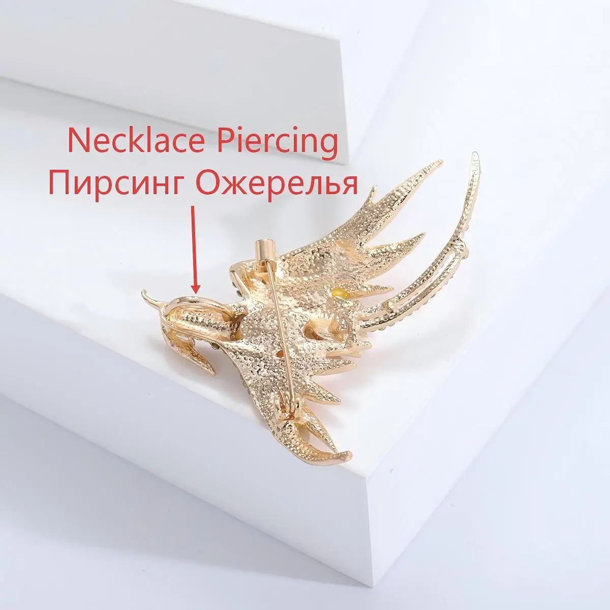 Beaut&Berry Luxury Rhinestone Bird Brooches for Women Unisex Animal Pins Casual Party Jewelry Accessories Gifts Decoration