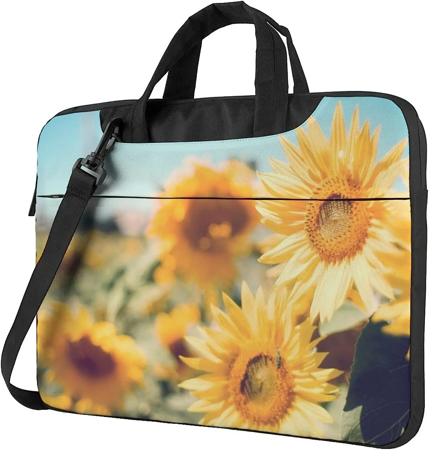 Sac personnalisé pour ordinateur portable avec poignée, personnalisé, ajouter votre photo, texte, logo, bombes d\'affaires, étui de protection