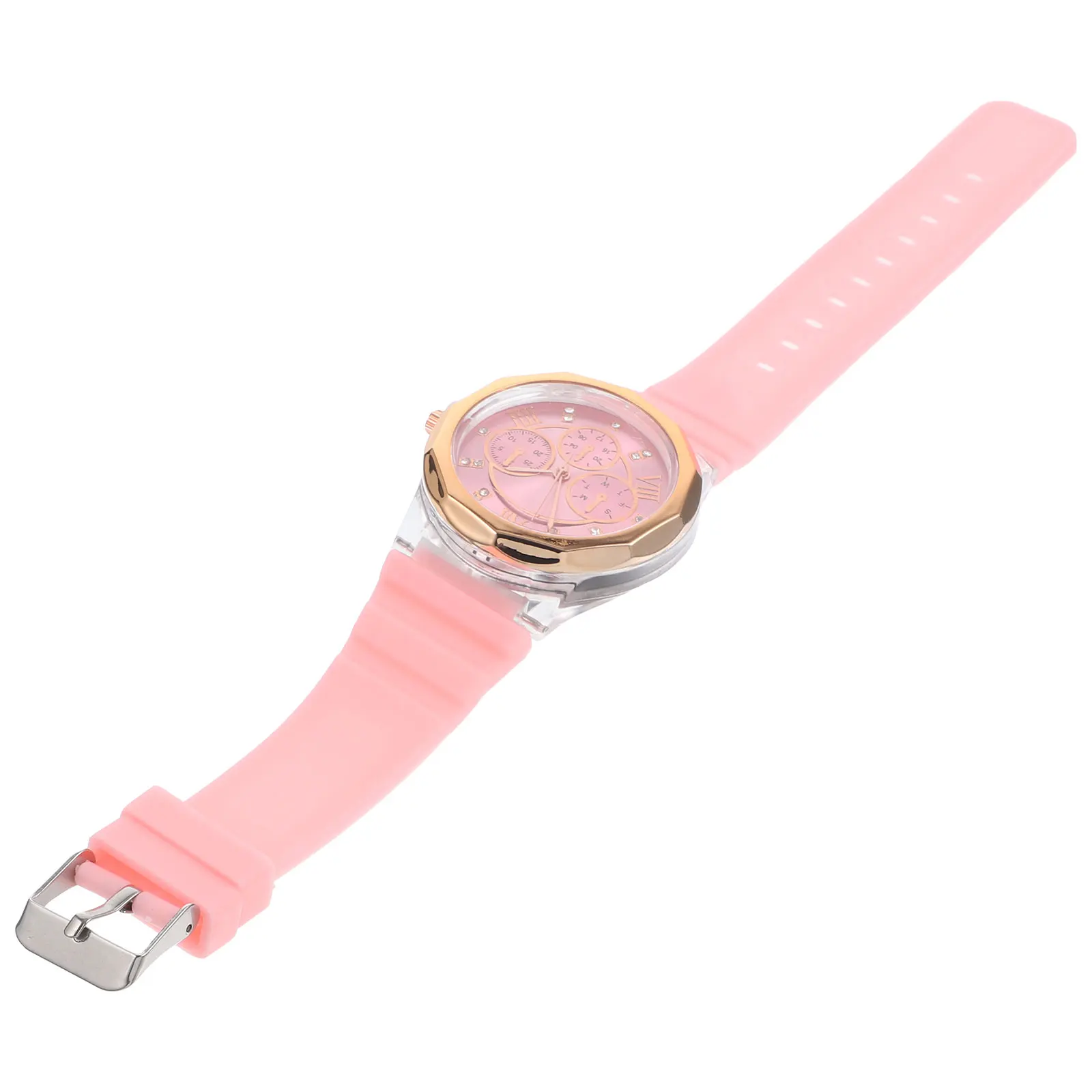 

Butterfly Silicone Quartz Watch Stylish Lady Wristwatch Creative Practical Gift for Friends and Lovers Round Dial Design