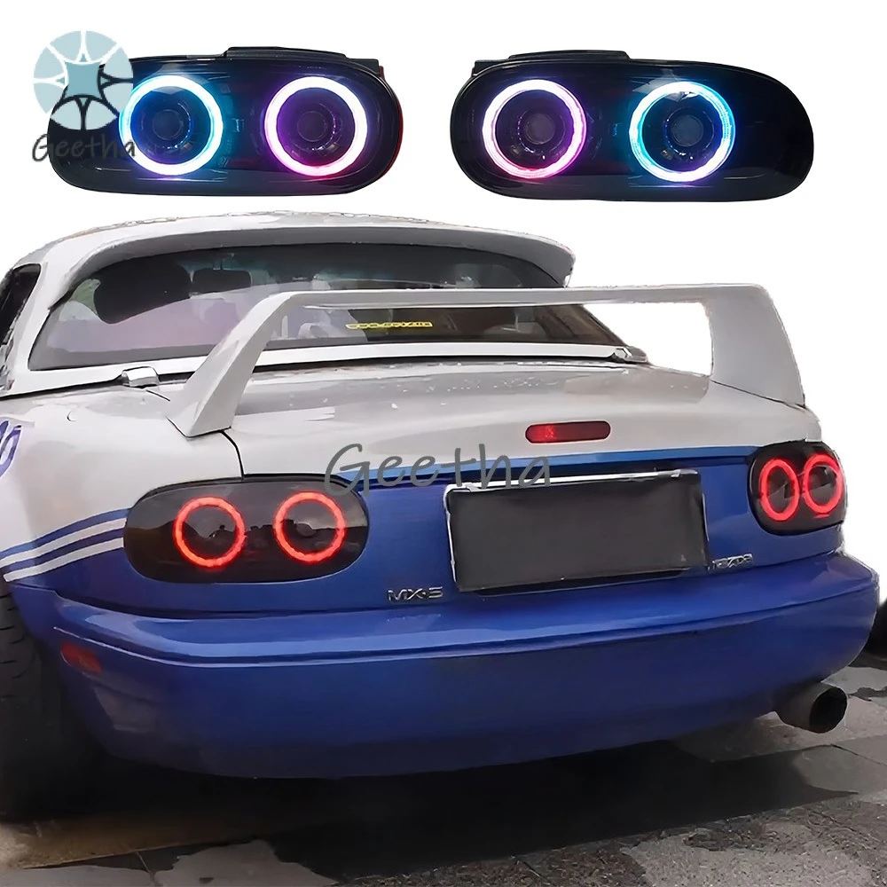

For 1997 MX-5 NA LED Tail Lights with Dynamic Turn Signals - Waterproof Anti-Fade