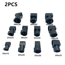 2pcs Aluminum Carbon Fiber Tube Clamps,Fixed Wing Connector,T-Frame Landing Gear,16/20/25/30/40mm forRC Plant Drone Landing Gear
