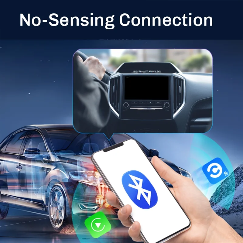

A32T-Беспроводной адаптер Carplay Carlife Box Проводной к беспроводному Carplay Автомобильная умная навигация Беспроводное соединение для
