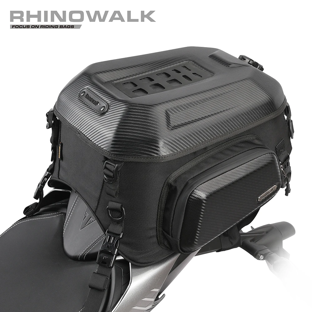 Rhinowalk-waterproof Motorcycle Bag, Motorcycle Top Box, Universal For BMW, Luggage Panniers, Rear Top Cases, Three Styles
