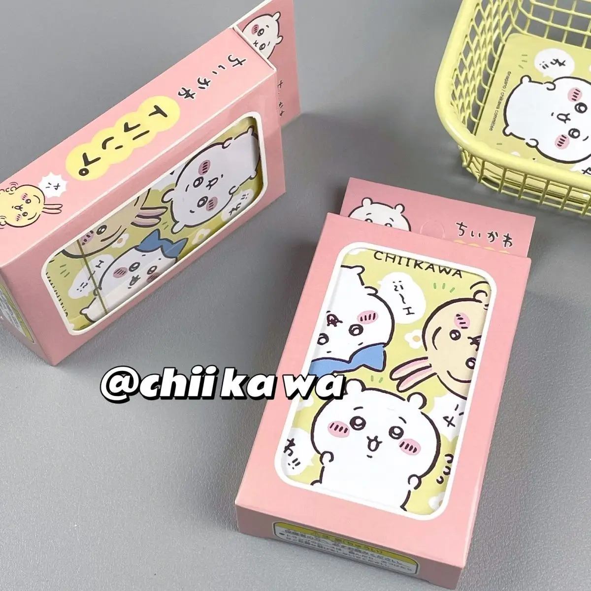 

MINISO Sanrio Chiikawa Blind Box Doll Doll Surroundings Ornaments Cute Sweet Girl Landlord Casual Party Card Game