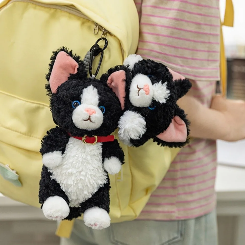 

Wrist Pad Curly Cat Doll Pendant Animal Fluffy Curly Cat Plush Toy Keychain Comfort Soft German Curly Cat Plush Doll Home Decor