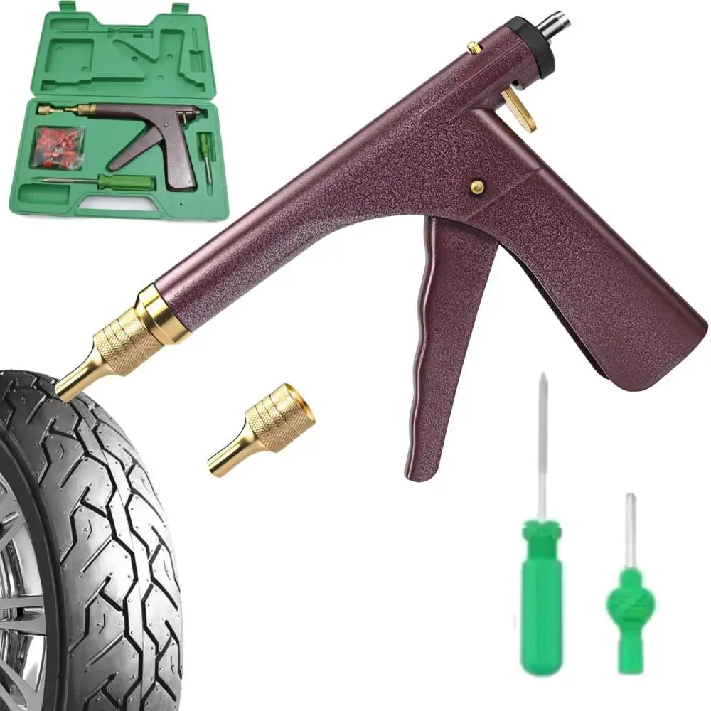 

Professional Tire Repair Kit with Mushroom-type Plugs for Puncture And Flat Tire Repair Cars Motorcycles Trucks Tractors