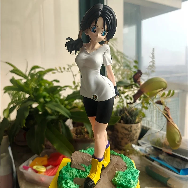 En Stock Dragon Ball Z Videl figura Glitter & Glamours 25cm 9,8 pulgadas figura de acción de Pvc juguetes de modelos coleccionables para niños regalos