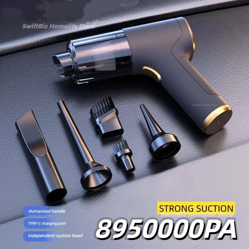 Xiaomi MIJIA-aspiradora inalámbrica 2 en 1 para coche, miniaspiradora de succión y soplado de 1290000Pa, portátil, de mano, para el hogar y el coche, de doble uso