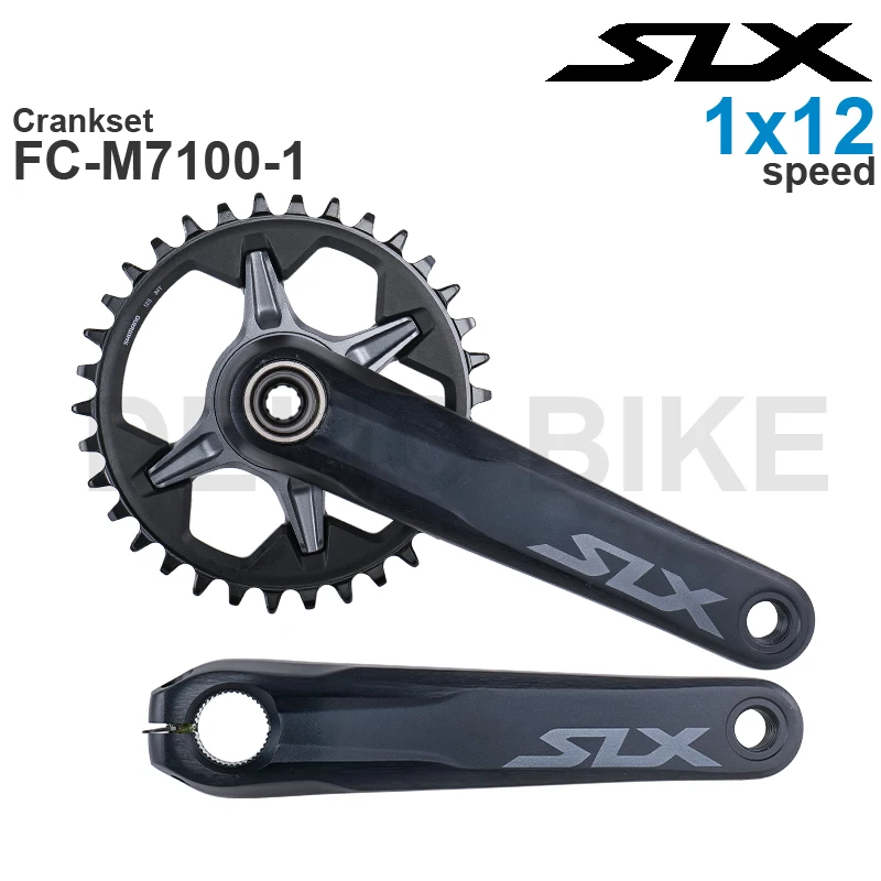Shimano SLX M7100 1x 2x 12-biegowa mechanizm korbowy FC-M7100 1x12-biegowa 30T 32T 34T Oryginalne części