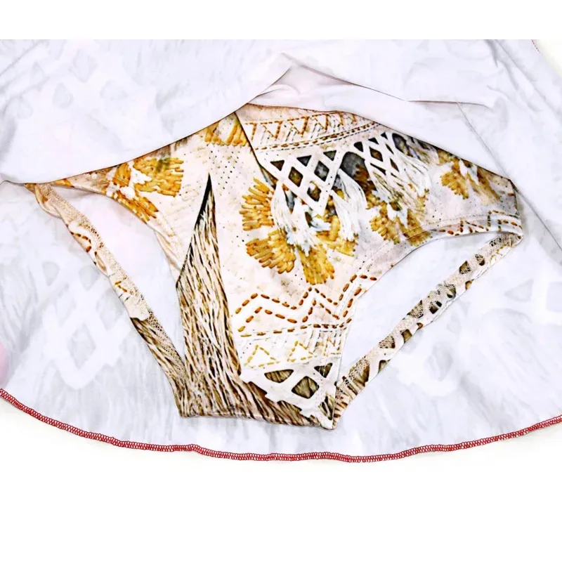 Jurebecia الفتيات قطعة واحدة ملابس السباحة موانا المايوه الاطفال مغامرة الزي المايوه ملابس السباحة زي السباحة