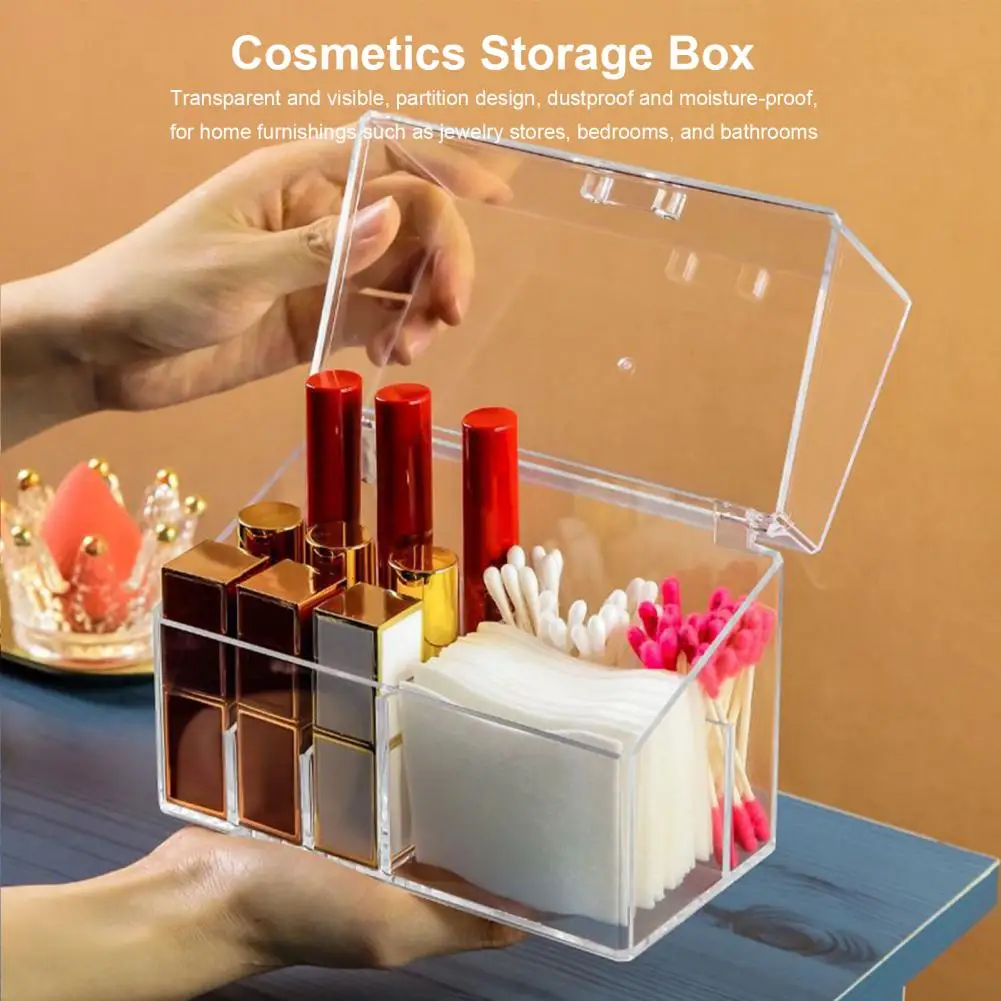 Cosmetic Organizer  Simple Stable Structure Cosmetic Organizer  Free Standing Cotton Swab Case