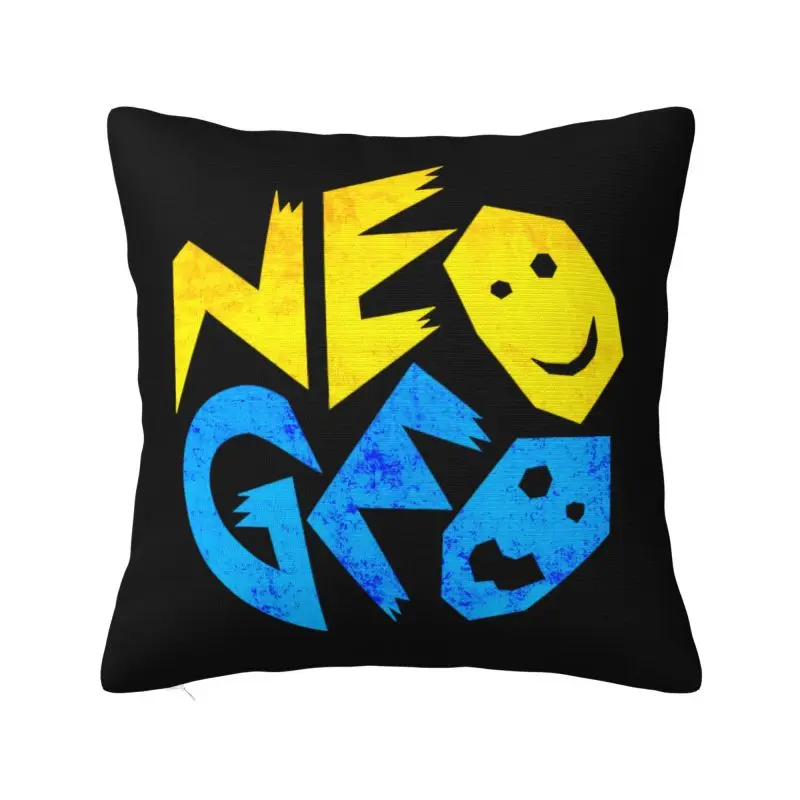 Arcade Game Neo Geo Logo Throw Pillow Case Bedroom Decoration 3D Print Sofa Cushion Cover Polyester Cozy Pillowcase Dakimakura