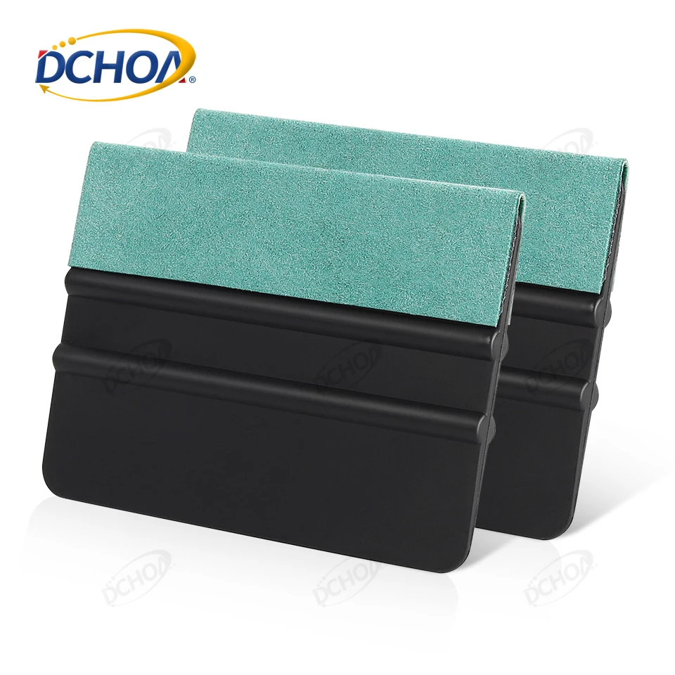 10Pcs Vinyl Felt Edge Auto Tint Squeegee Car Wrapping Tool Carbon Fiber Squeegee Bubble Removal Tools Vinyl Wrap Application