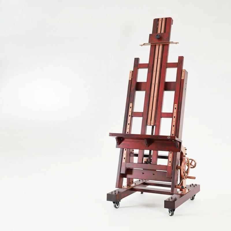 5 Red-brown oil painting professional imported beech display stand upright dual-purpose bracket type sketch