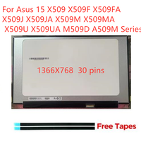 HD Display For Asus 15 X509 X509F X509FA X509J X509JA X509M X509MA X509U X509UA M509D A509M Series Non-touch LCD Matrix Panel