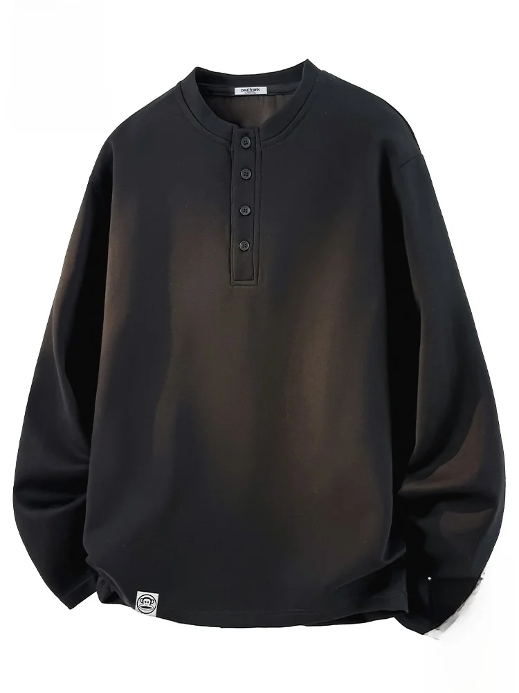 

PaulFrank Monkey round Ne Basic Sweatirt Men's Loose Long Sve Comfortable Cotton Blend Casual irt for Autumn