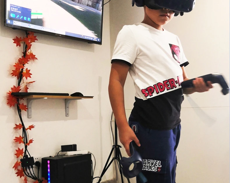 90 Grad USB3.2 Gen2 20 Gbit/s VR USB-C Daten VR Link Kabel Typ-C 4K@60Hz Video 100 W PD 5A Schnellladekabel für Quest 1/2 – Detail 5
