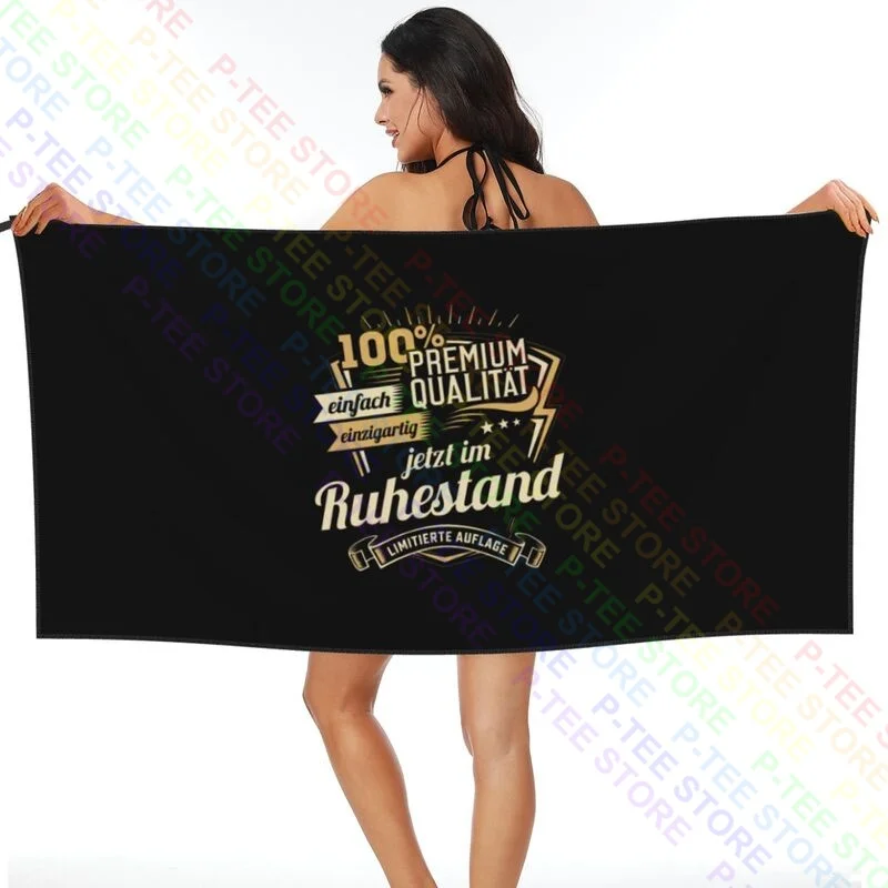 Geburtstag 100 Premium Qualitat Im Ruhestand Quick dry Towel Surf Portable Good Quality