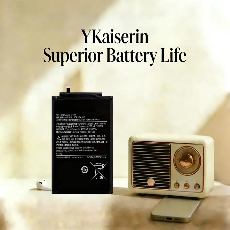 

For Xiaomi Pad 6 Pro Tablet Battery BP4M Reliable Power Supply 4300Mah