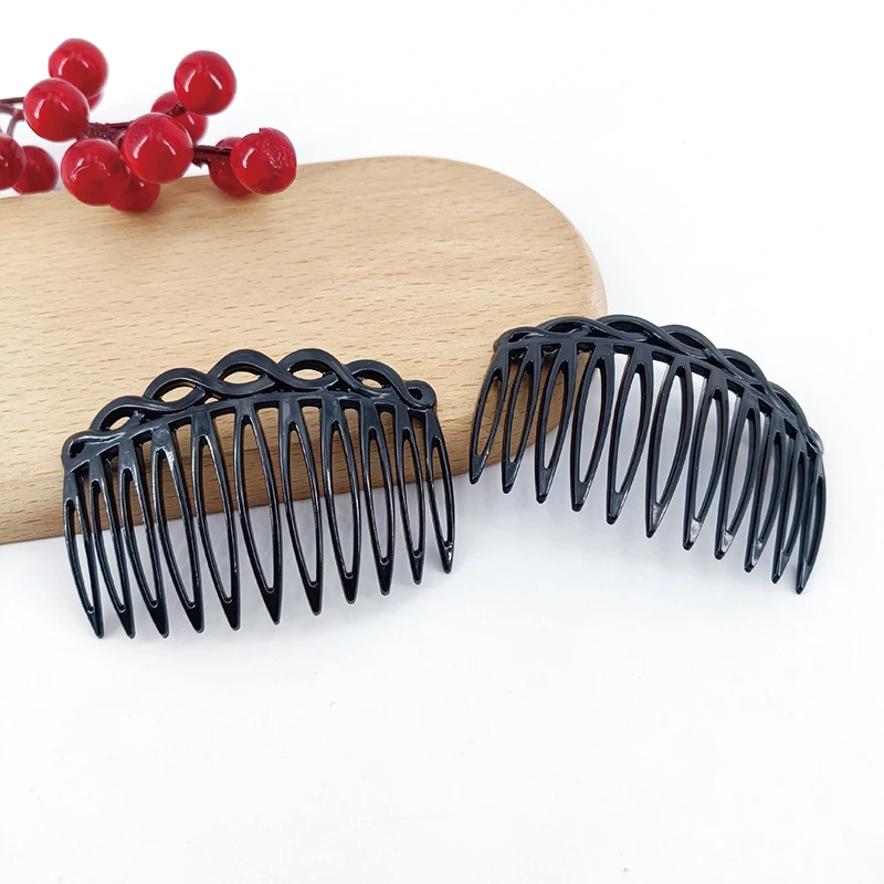2/16 Stück französischer gedrehter Haarkamm mit 11 Zähnen – einfaches und stilvolles Haar-Accessoire für Frauen und Mädchen – Detail 5